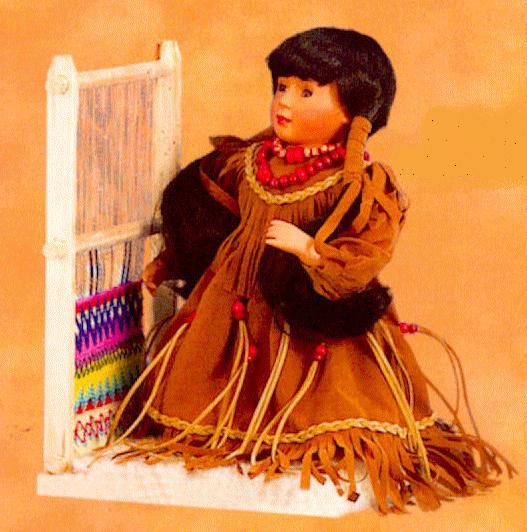 14'' Weaving Girl