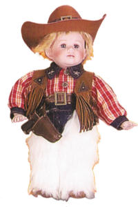 14'' Cowboy & Cowgirl, set